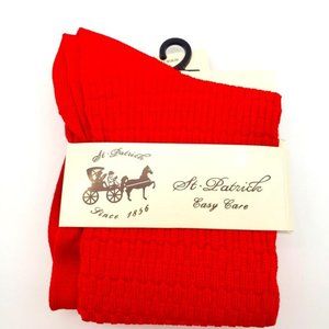 Men’s Red Silky Dress Socks